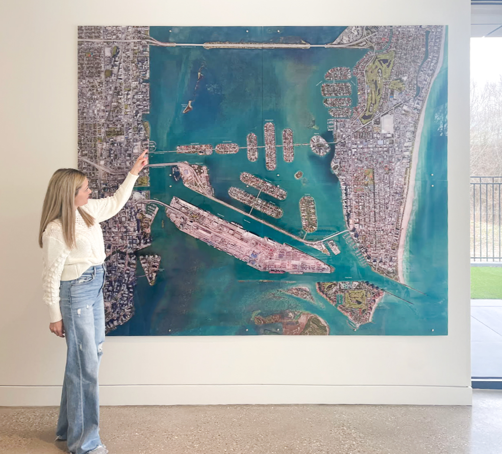 South Miami Beach Acrylic Panel