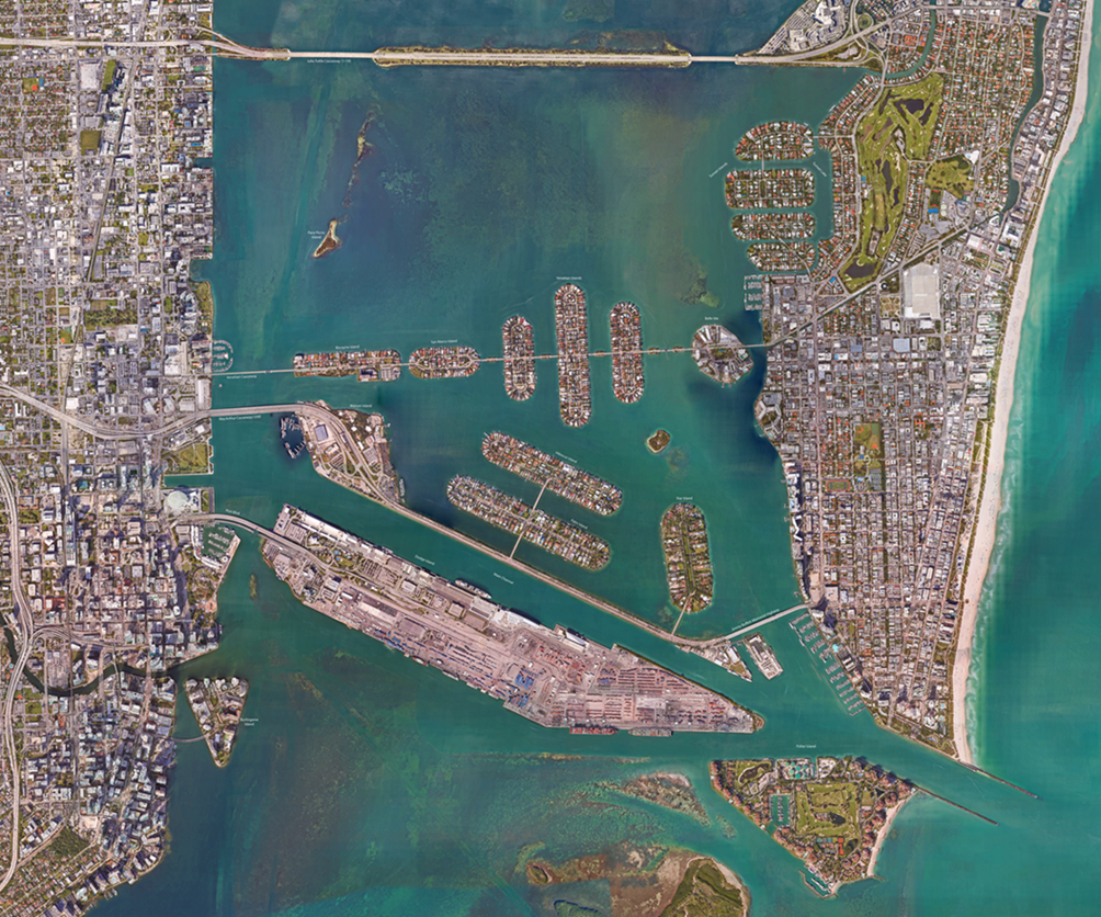 South Miami Beach PVC/PET Print